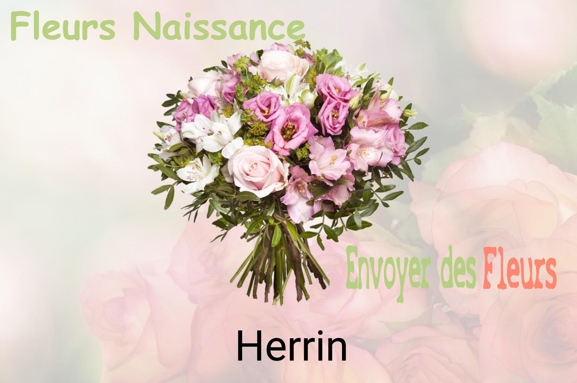 Bouquet de fleurs de naissance livré à Herrin